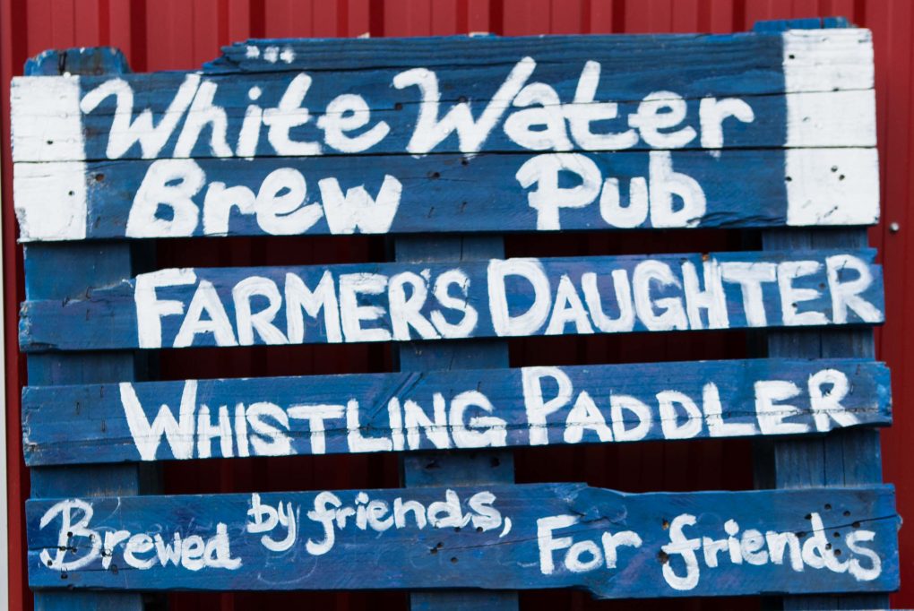 Whitewater Brewing Sign