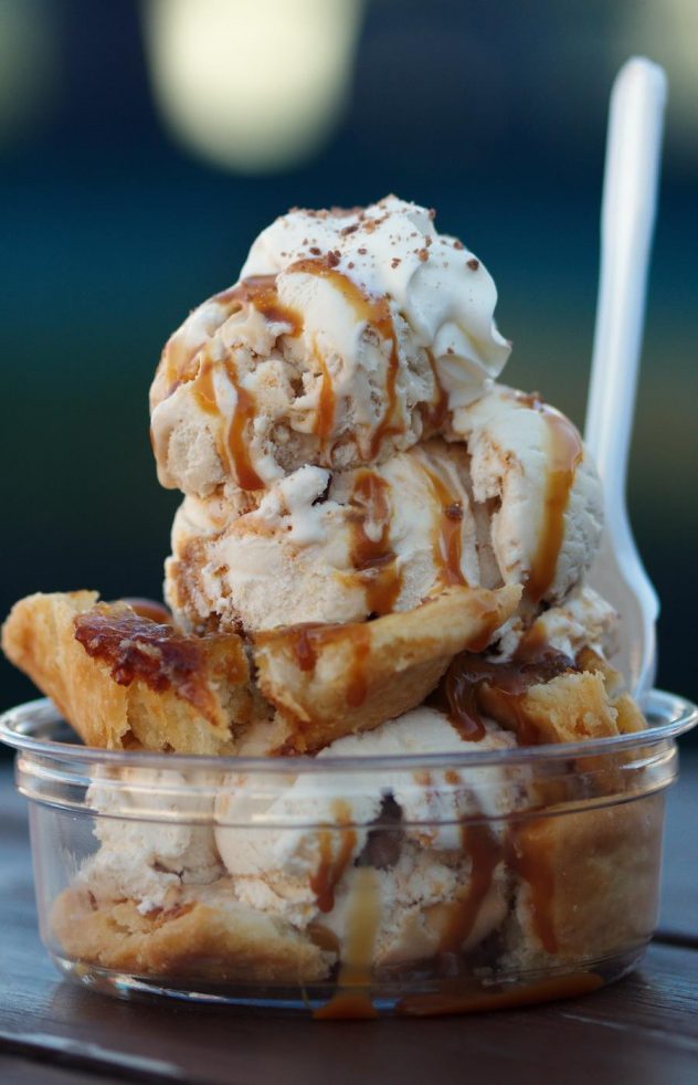 Hidden Goldmine Buttertart Sundae