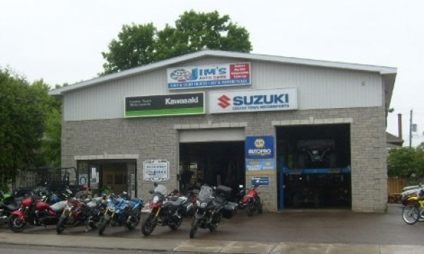  Front of building with Motorcycles