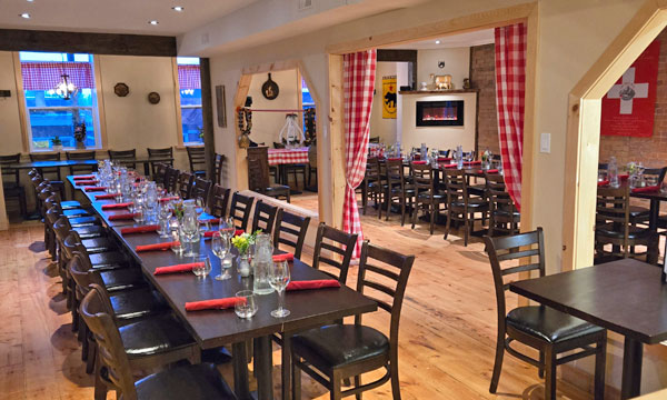  Interior of restaurant